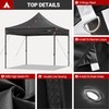 CLAETF 10x10 Canopy Replacement Top for Pop Up Canopy Tent