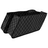 HDBUBALUS Stretched Saddlebag Liners Inserts Compatible with Harley Extended Bag
