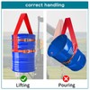 Feleolibe Drum Lifting Sling for 55 Gallon Drum, 2 Pack