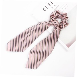 FOMIYES 6pcs Solid Print Bowknot Hair Bands Stylish Ponytail Holders Elegant Ties for Women Girls Match