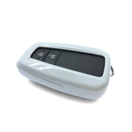 Nordecco ABS Glossy Key Fob Case Compatible with Toyo-ta CHR Camry Corol la RAV4 Highlander C-HR Prius Land Cruisr. Prado 2 3 4 Buttons Keyless Remote One Size