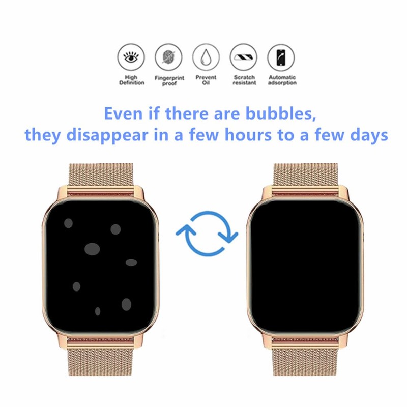 MIHENCE Screen Protector Compatible with Tisoutec G89 Pro Smartwatch 1.85