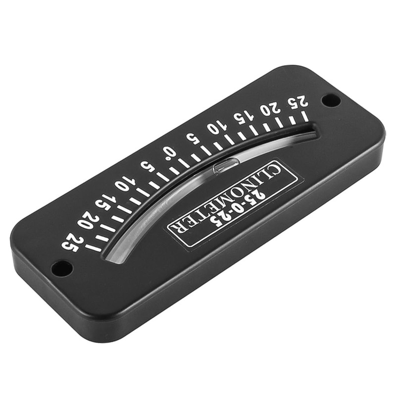 VOANZO Mini Inclinometer Angle Clinometer 25-0-25 Mini Protractor Inclinometer Clinometer
