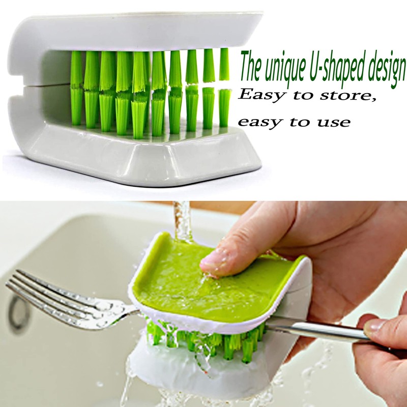PCTC Brush Knife Cleaner Chopsticks and Fork Cleaning Brush for