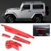4pcs Car Rear Windshield Wiper Cover Trim Decoration Fit for