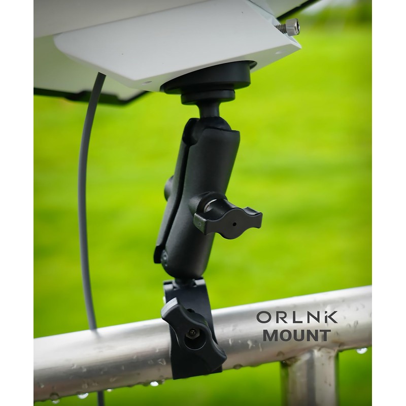 [New Version] Starlink Mini Mount (Easy-to-Tighten Heavy-Duty) Ladder Roof Rail