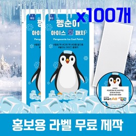 (Domestic certification) Pigment-free Pengsuni Ice Cool Patch, 100-piece patch heat cooling sheet