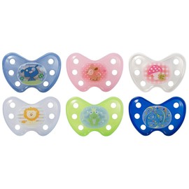 Babynova 22292 Beruhigungs-Sauger "Dentistar", Größe 2 mit Ring, keine Farbauswahl