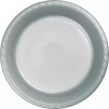 Small 7" Plastic Disposable Plates -Vibrant Solid Colors Appetizer Dessert