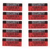 Security Stickers Tamper-EVIDENT Warranty Void RED and Black DO NOT