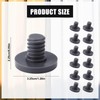PEUTIER 12pcs Replacement Bolt Accessory, Storage Plastic Sheds Replacement Screws