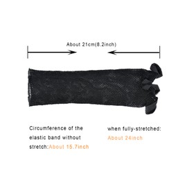 2 Pieces Mesh Wig Caps for Women Hair Net Mesh Cap for Wigs Weaving Wig Cap for Long Hair（Black S）