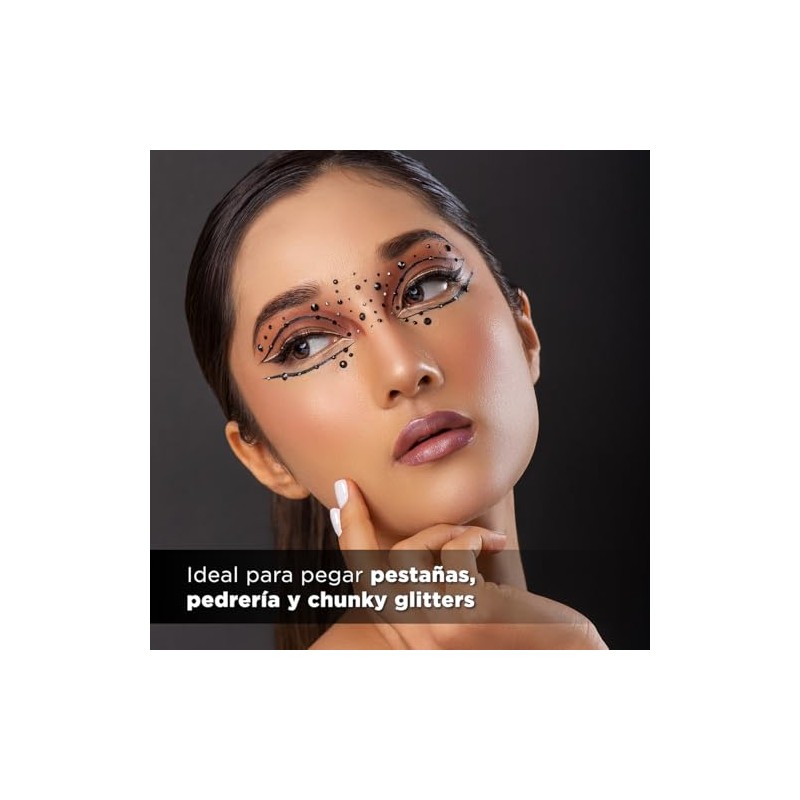 JGLashes- Pegamento liquido para pestañas libre de latex e impermeable