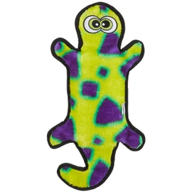 Outward Hound Durablez Large Gecko Stuffing-Free Squeaky Plush Dog Toy for Puppies & Dogs - Interactive, Soft Yet Tough, No Mess, Jumbo Squeaker, Long-Lasting Play, 17.5 inch, Multicolor