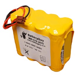 BatteryGuy 9.6V 900mAh Nickel Cadmium Battery - BGN800-8EWP-660EC (Rechargeable)
