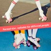 2 Pieces Toe Guards Roller Skate Toe Caps Artificial Leather