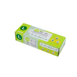 Japax SSB13 Translucent Storage Bags, Large Size, Width 9.4 x Depth 2.4 x Height 15.7 inches (24 x 6 x 40 cm), Thickness 0.003 inches (0.008 mm), 140 Sheets Kitchen Poly Pack, Embossed Processing, Easy to Open Plastic Bag, Compact