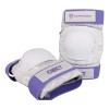 Set De Protecciones Marca Flying Eagle Modelo Cobet Blanco Con