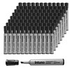 INTUNO Permanent Markers, 96 Count Black, Chisel tip, Oil-Based Permanent