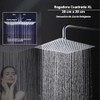 Kit de Regadera Cuadrada de 8" con Brazo de 40