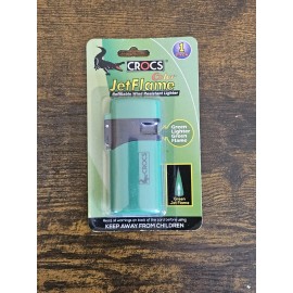 CROCS Color Jet Flame Refillable Green Lighter