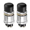 VOANZO 2pcs Push Button Starter Switch 12V / 24V Waterproof