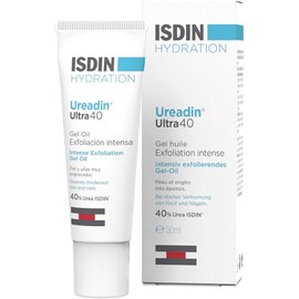 ISDIN UreadinUltra40, Gel Oil Exfoliante Que Reduce El Engrosamiento Localizado En Piel Y Uñas Muy Engrosadas, Con Un 40% De Urea ISDIN, Glicerina y Ácido Láctico - 30 ml