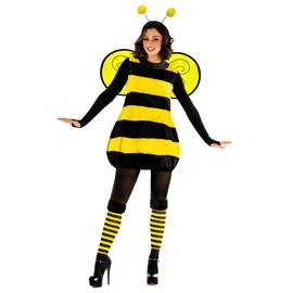 Morph Queen Bee Costume Women - Bee Costume Adult - Bumble Bee Costume - Adult Bumblebee Costume Women M