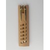 CHLOENCE Environmentally friendly bamboo pen + mechanical pencil in case