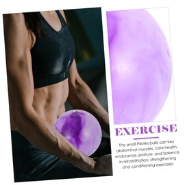 Totority Watercolor Gymnastics Ball Multi Use Exercise Ball for Core Strengthening Stability Balance for Home Workouts Sessions