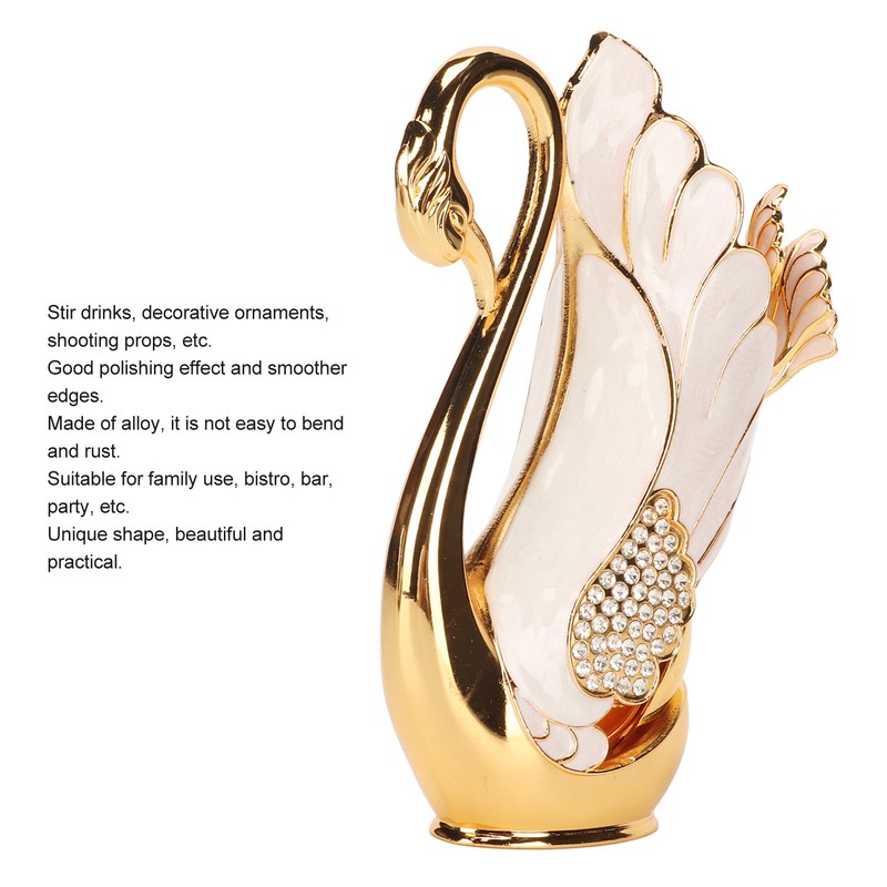 Swan Base Holder Innovative Gold Smoother Edges Coffee Dinnerware Set
