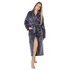 LEBENGOOD Ladies Coral Coral Fleece Winter Dressing Gown Cosy Microfibre