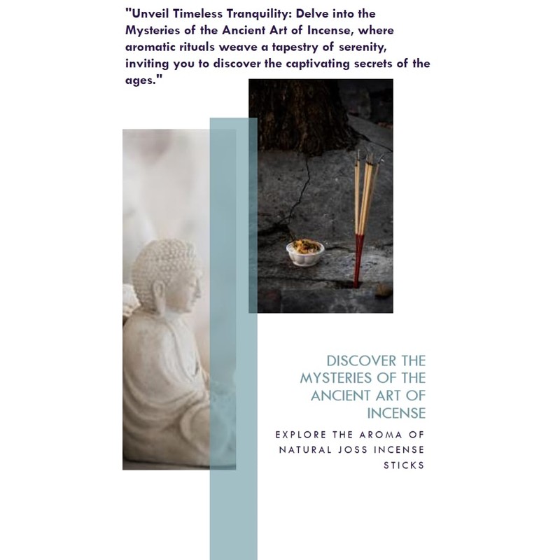 Natural Joss 19 Inch Incense Sticks*30 Pack* Aromatherapy* Long Burning*