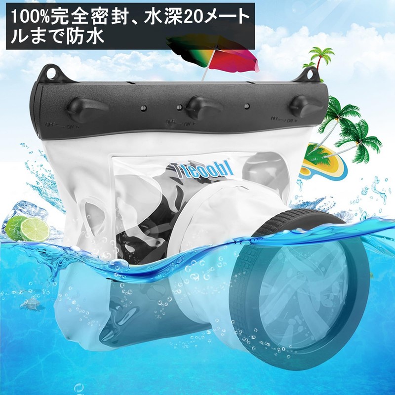 Underwater Waterproof Doving Case Bag 20M for Nikon DSLR Camera