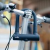 ULAC(ユーラック) BROOKLYN シリコンカバー自転車用U字ロック UL-SU3-03 76mm×128mm ブラック