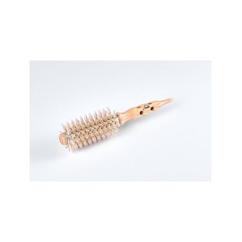 HAUM Bangs Roll Comb No. 1.5 Sole Plate Dry Volume Pig Hair Mini Brush / HAUM 하움 앞머리롤빗 1.5호 열판 드라이 볼륨 돈모 미니 브러시