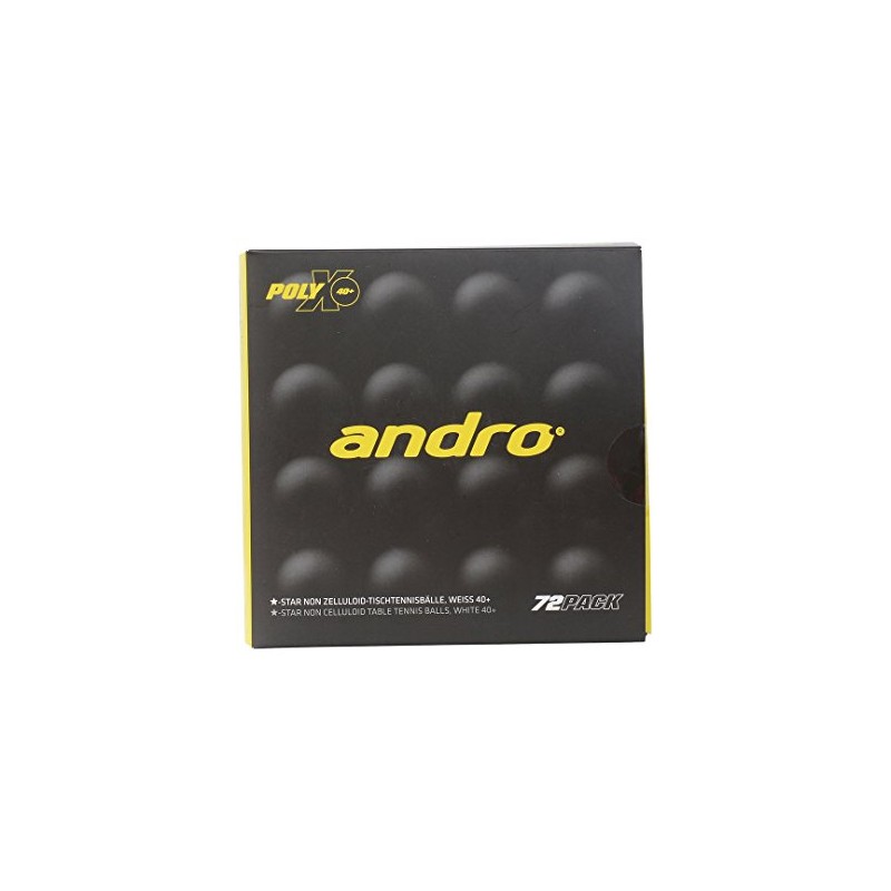 andro 162223 Table Tennis Training Ball, 1.6 inches (40 mm)