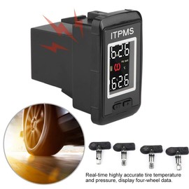 KIMISS Car TPMS Tyre Pressure Monitoring System for ABS Tyre Pressure Monitoring System