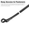 HARFINGTON Offset Box End Tubular Handle Wrench 1-7/8" CR-V 12