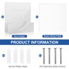 Adhesive Shower Curtain Rod Holder – Kitosun Wall Mount Bathroom