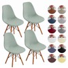 CAIEJSAEN Seat Covers for Dining Chairs of 4, Stretch Retro