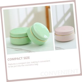 Mikinona Ceramic Tea Canister Mini Travel Toiletry Products Portable Holder Sealed Container