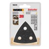 Worx WA2115 4 Sheets of 40/80/ 120/180/ 220 Grit Sonicrafter
