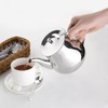 Olympia Arabian Tea Pot Stainless Steel 35Oz 1L Infuser for