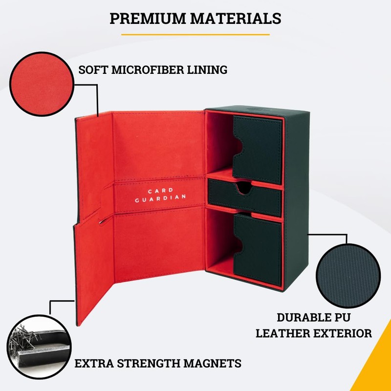 Card Guardian - Premium Double Deck Box for 200+ Cards