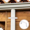 Generic Aluminum Downspout Strap Positioner with Screws 6.49X2.95X0.98In Gutter Drainage