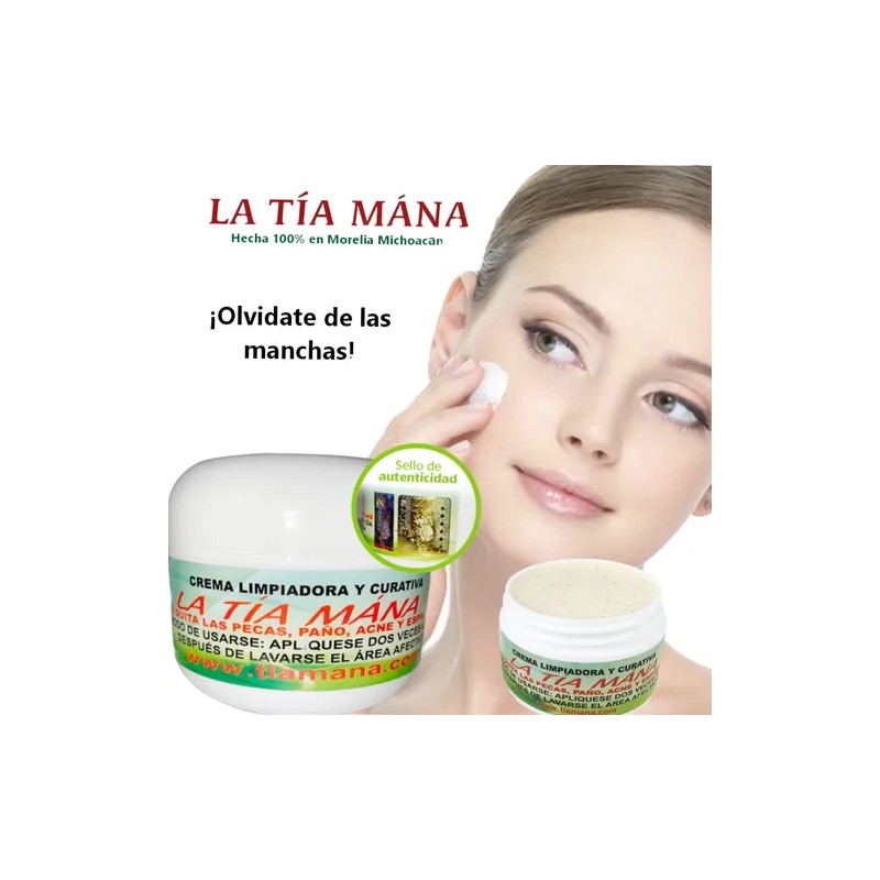 Crema Tía Mána Hidratante Sello Original De Fabrica 1 Pieza