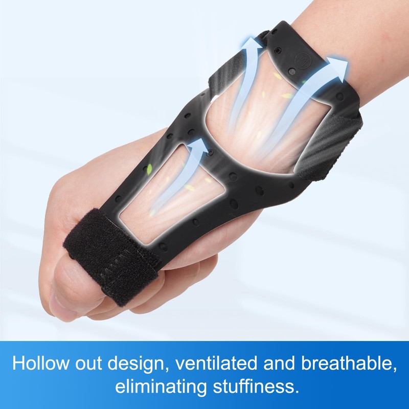 Velpeau Waterproof Thumb Brace for Arthritis Pain and Support, Semi-rigid