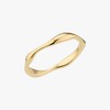 Gold&Dear 14KGP Daily Slim Wave Ring Yellow Gold S (No.