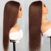Weeybay Real Hair Wig for Women Wigs Straight Human Hair